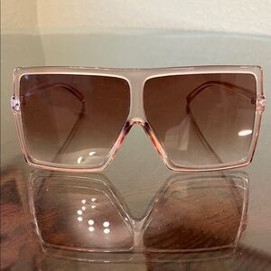 Oversized Pink Sunglasses